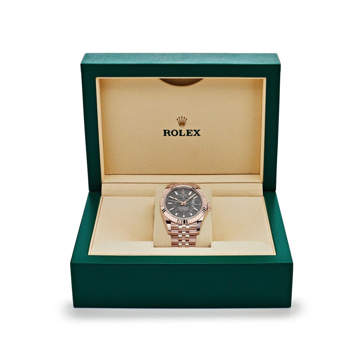 Rolex Sky-Dweller 336935 Rose Gold Slate Dial Jubilee