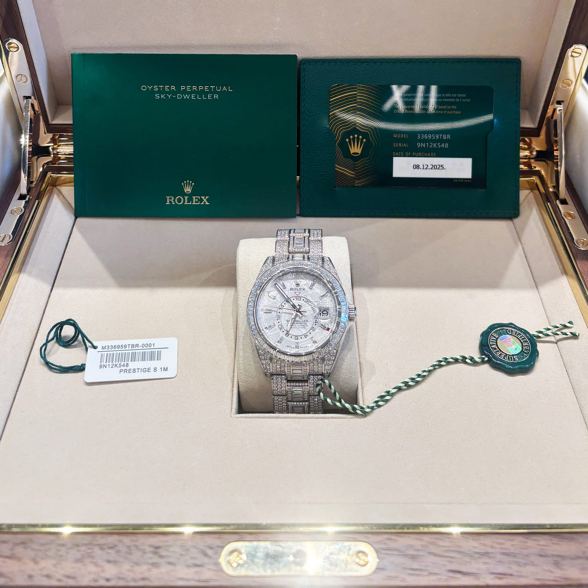 Rolex Sky-Dweller 336959TBR White Gold Meteorite Dial Diamond-Set (2025)