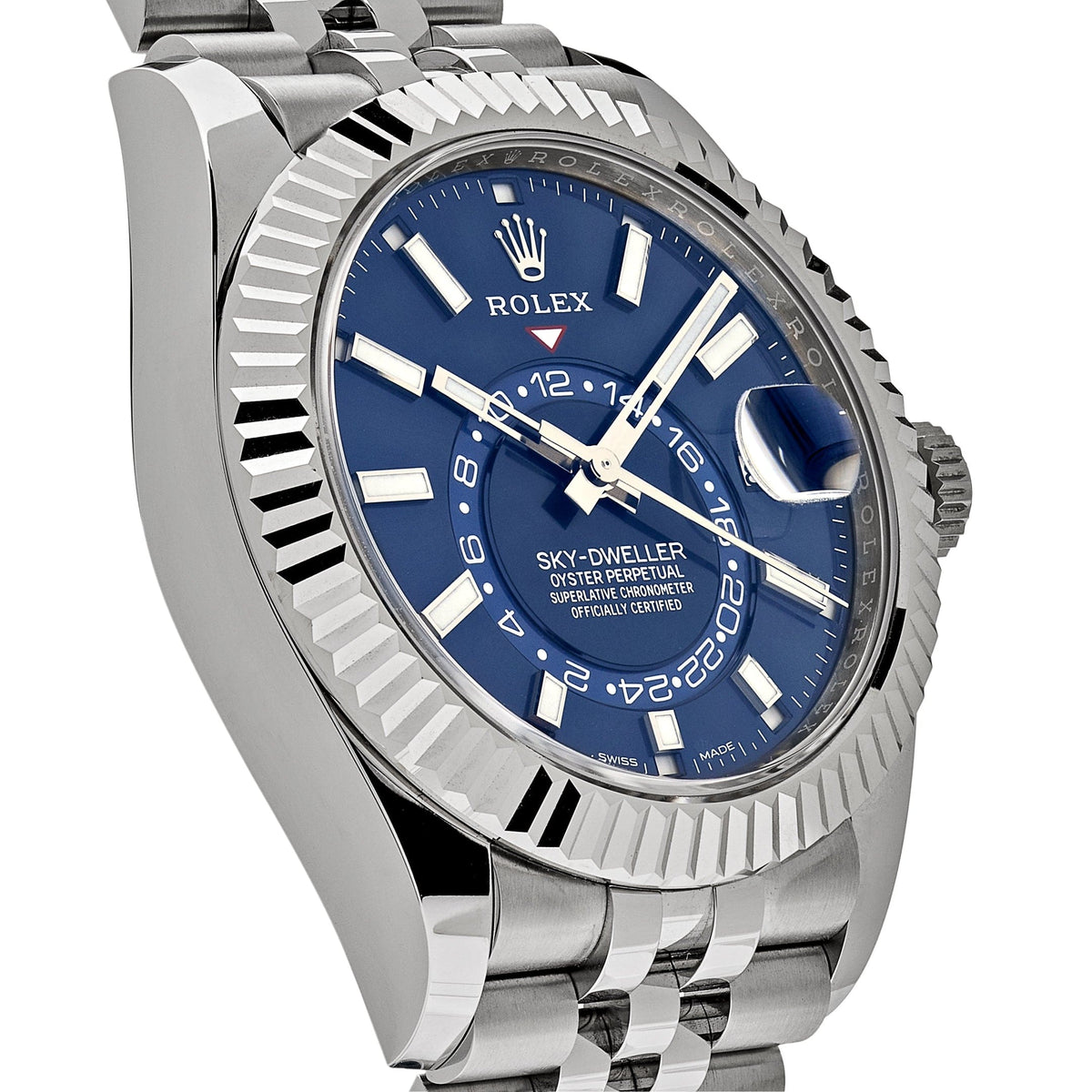 Rolex Sky-Dweller 326934 Stainless Steel Blue Dial Jubilee