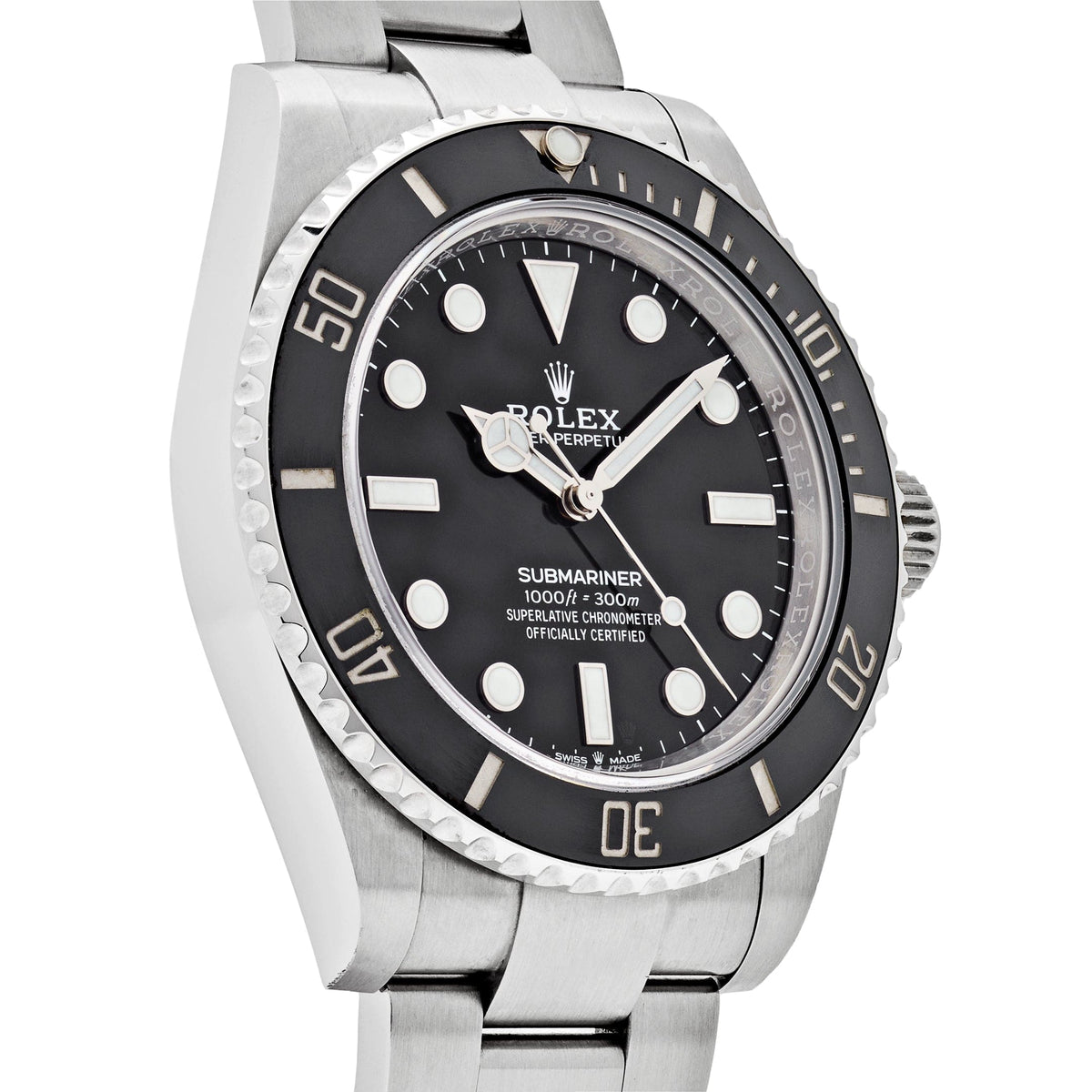 Rolex Submariner No Date 124060 Stainless Steel Black Dial