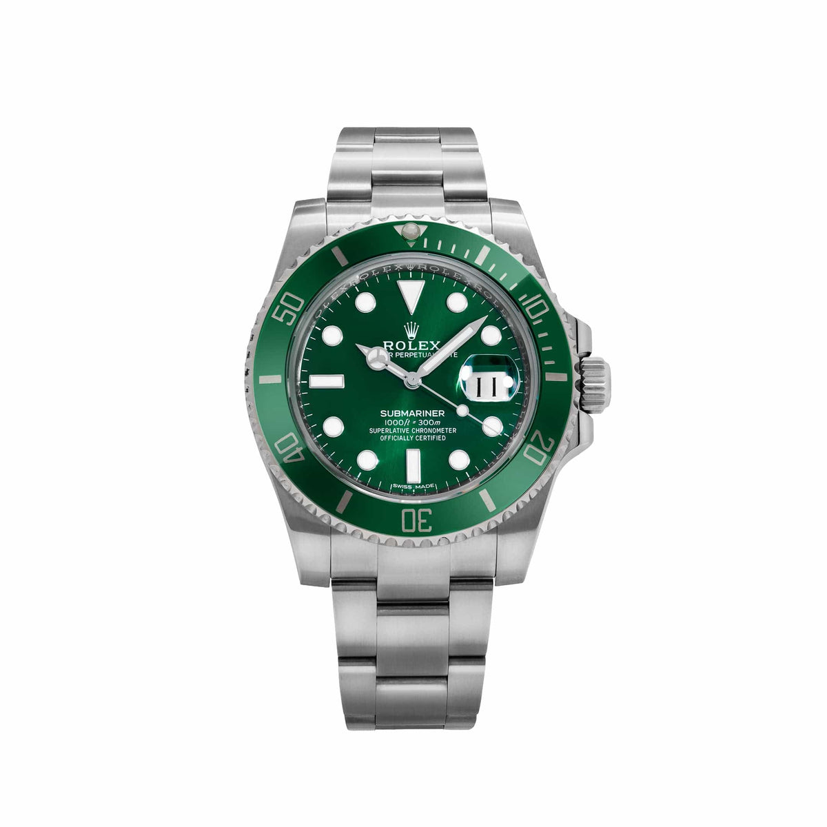 Rolex Submariner Date 116610LV 'Hulk' Stainless Steel Green Dial (2020)