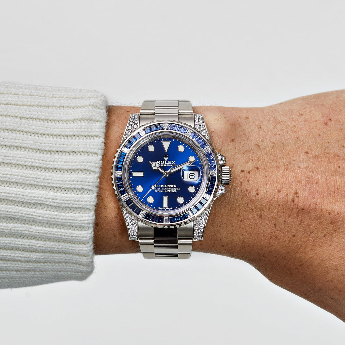Rolex Submariner Date 116659SABR White Gold Blue Dial Sapphire Diamond Bezel (2019)