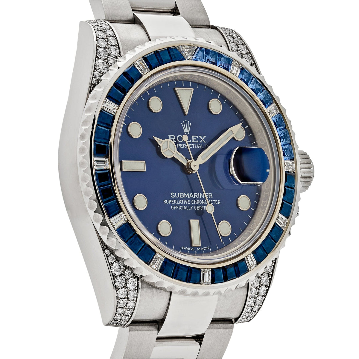 Rolex Submariner Date 116659SABR White Gold Blue Dial Sapphire Diamond Bezel (2019)
