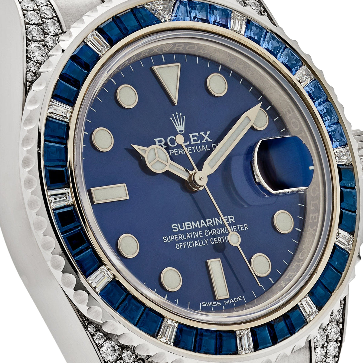 Rolex Submariner Date 116659SABR White Gold Blue Dial Sapphire Diamond Bezel (2019)