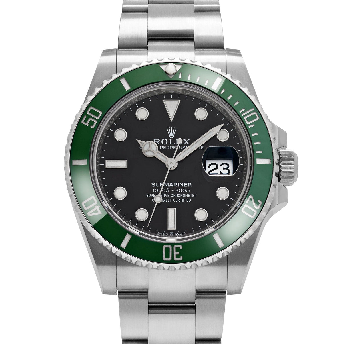Rolex Submariner Date 126610LV 'Starbucks MK1' Stainless Steel Black Dial
