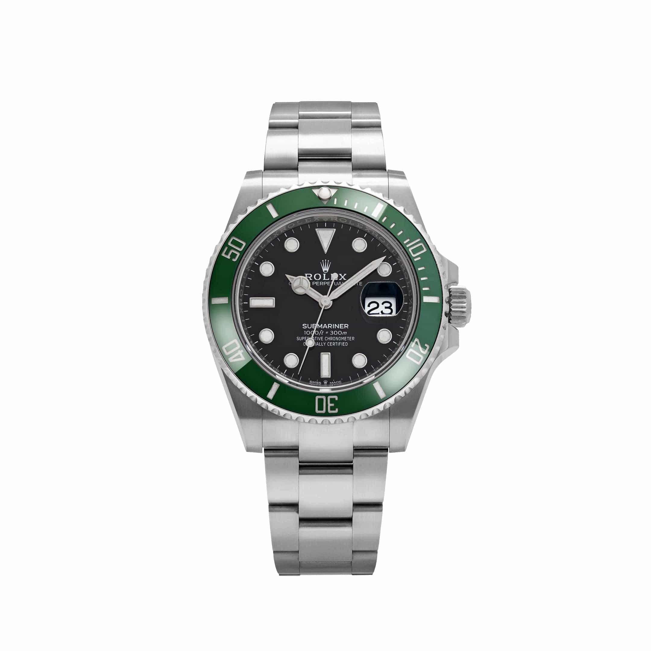 Rolex Submariner Date 126610LV 'Starbucks MK1' Stainless Steel Black Dial
