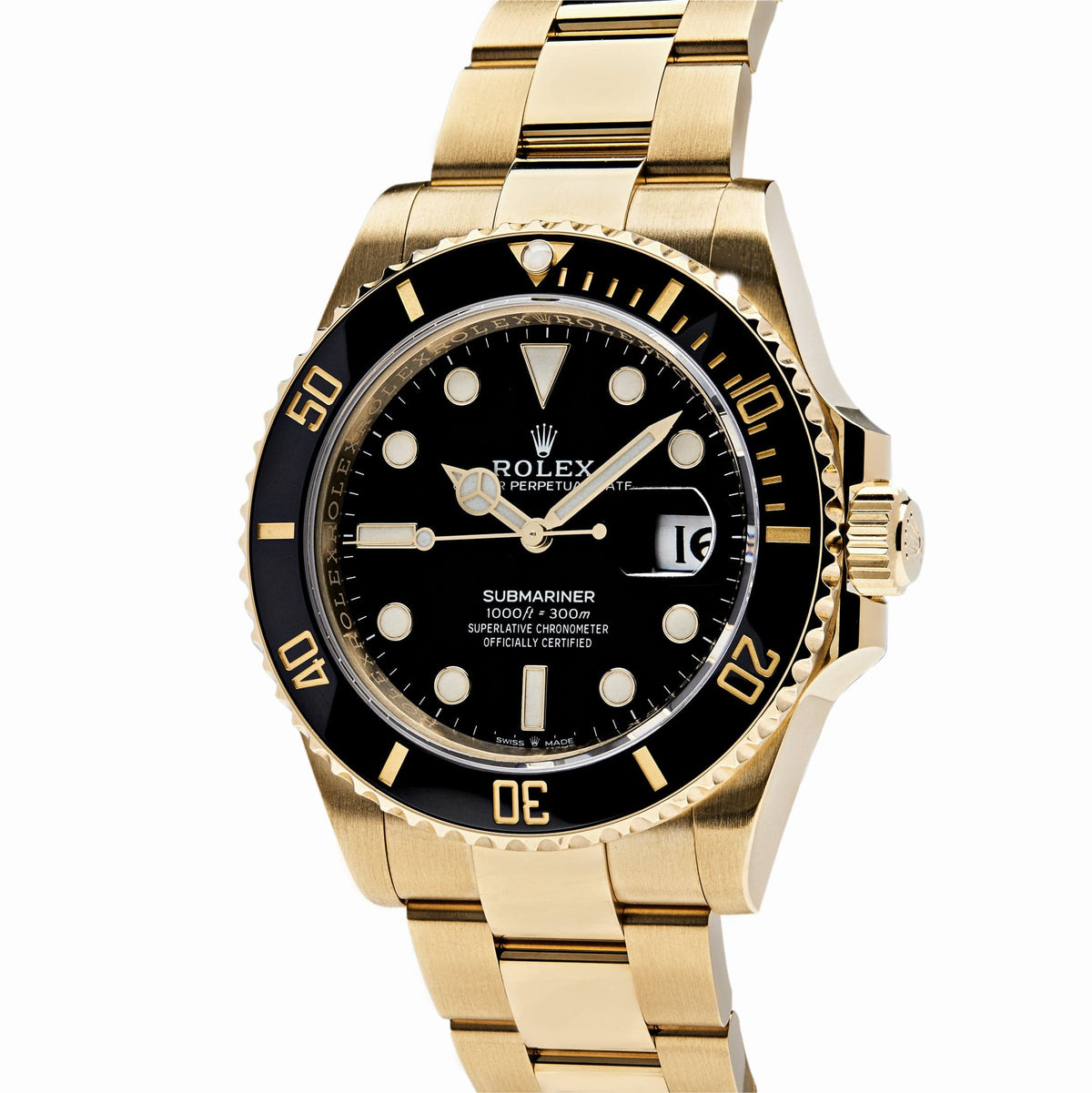 Rolex Submariner Date 126618LN Yellow Gold Black Dial