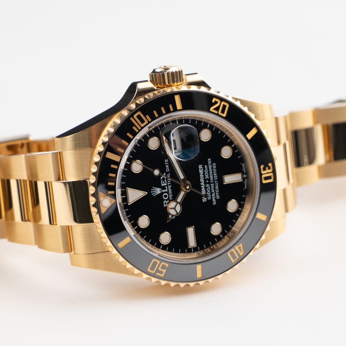 Rolex Submariner Date 126618LN Yellow Gold Black Dial