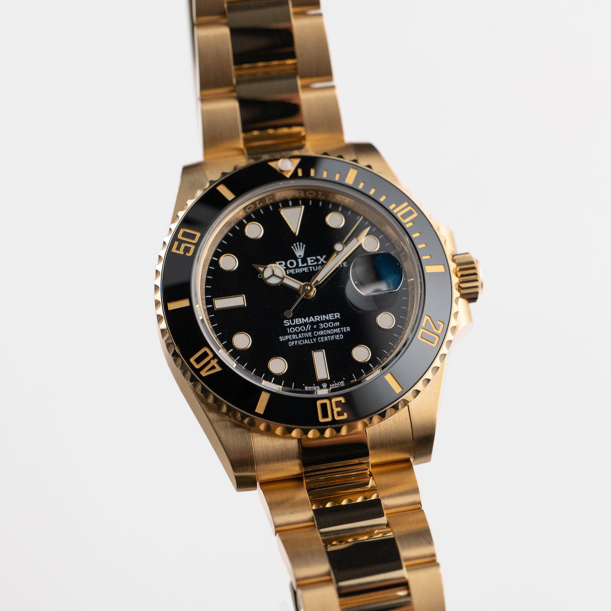 Rolex Submariner Date 126618LN Yellow Gold Black Dial