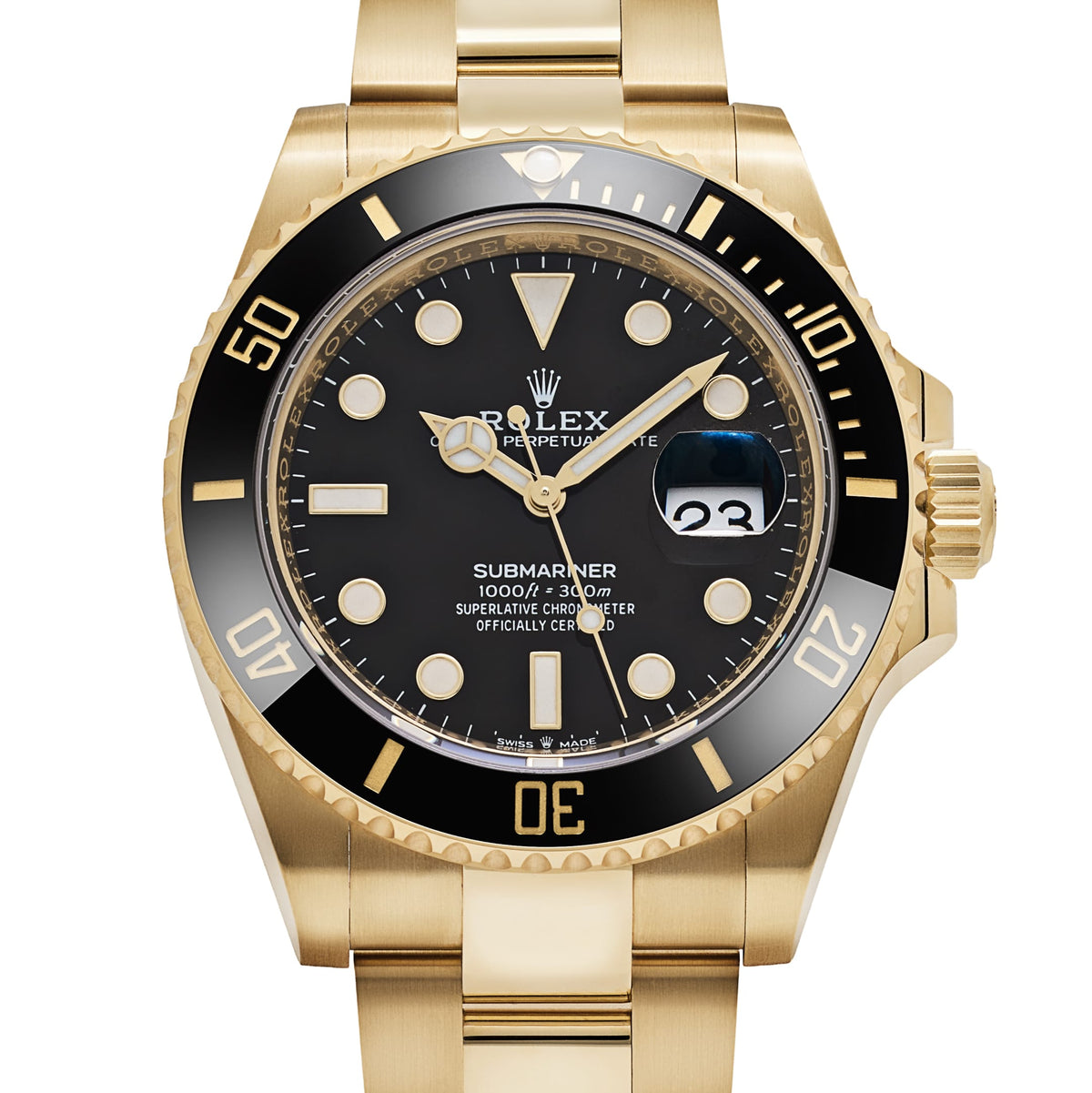 Rolex Submariner Date 126618LN Yellow Gold Black Dial