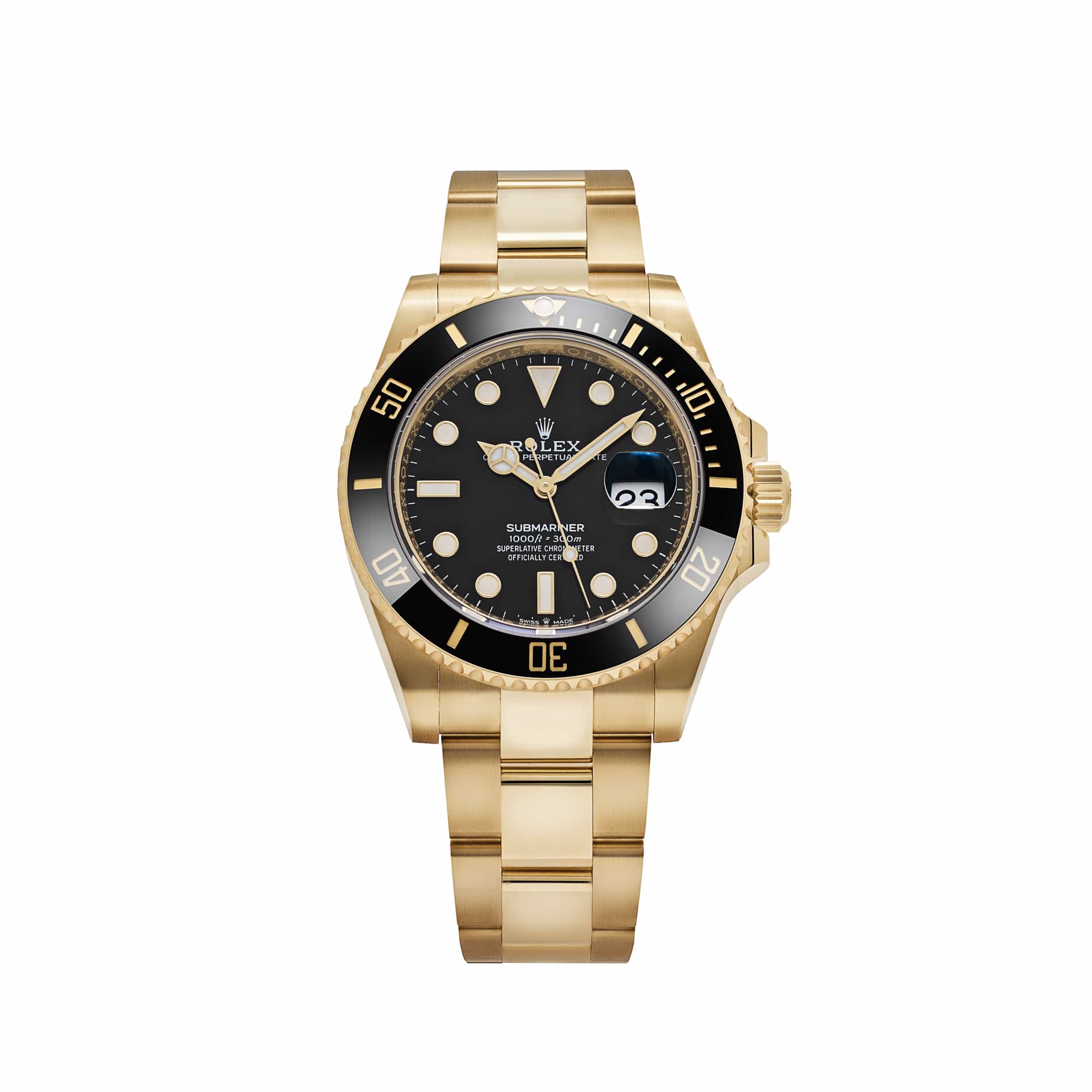 Rolex Submariner Date 126618LN Yellow Gold Black Dial