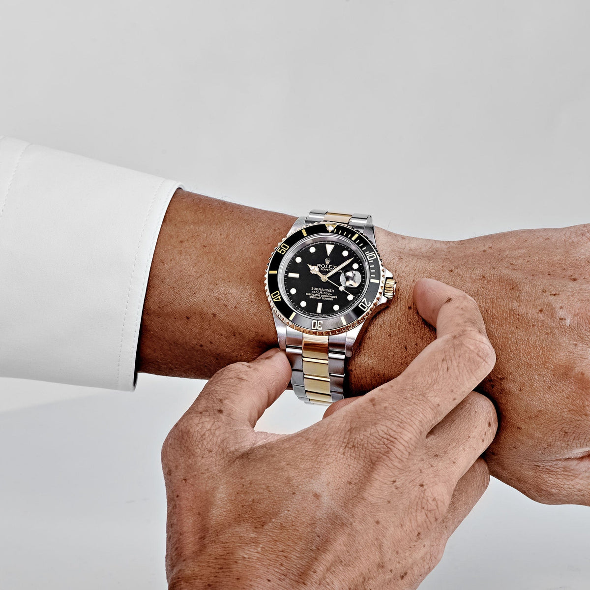 Rolex Submariner Date 16613N Stainless Steel Yellow Gold Black Dial (2008)