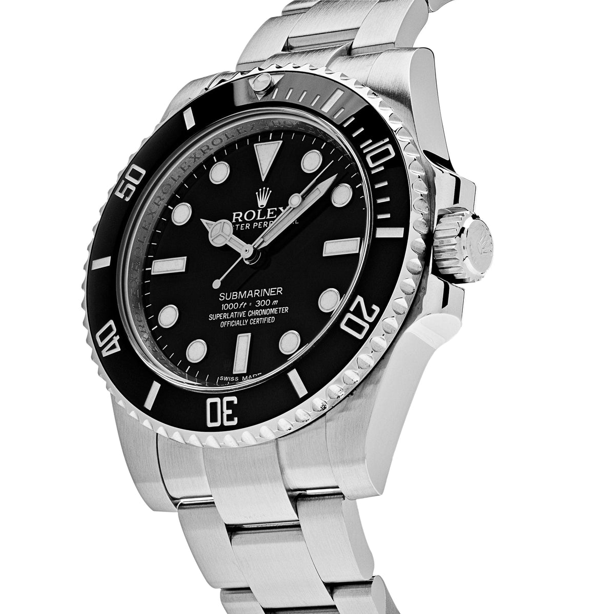 Rolex Submariner No Date 114060 Stainless Steel Black Dial (2018)