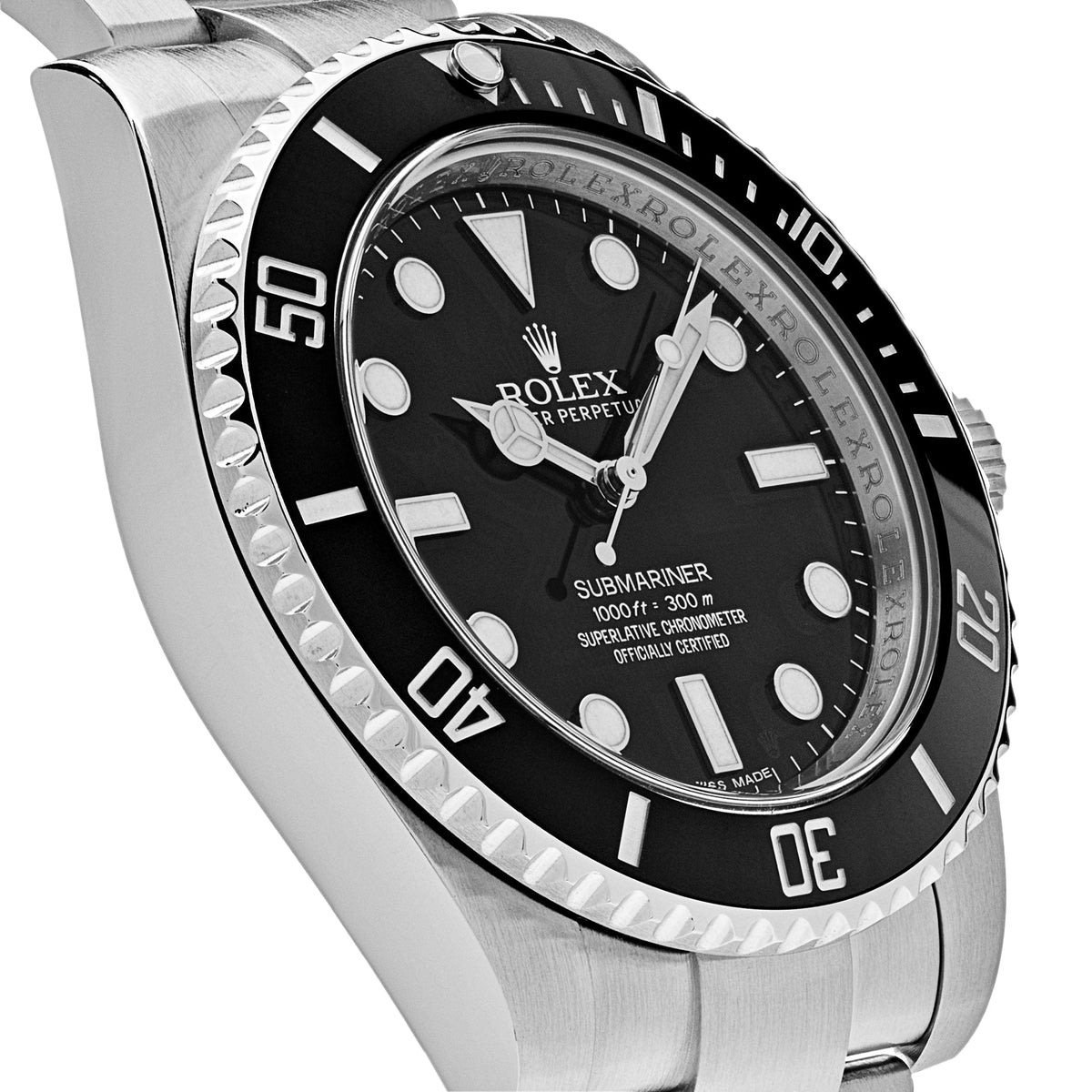 Rolex Submariner No Date 114060 Stainless Steel Black Dial (2018)