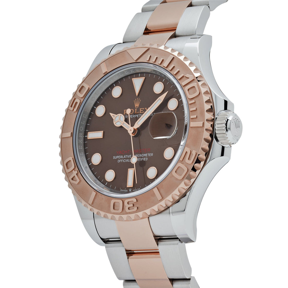 Rolex Yacht-Master 40 126621 Stainless Steel Rose Gold Chocolate Dial (2025)