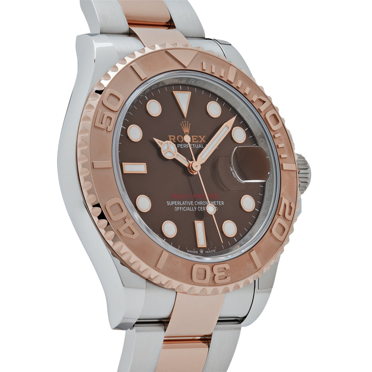 Rolex Yacht-Master 40 126621 Stainless Steel Rose Gold Chocolate Dial (2025)