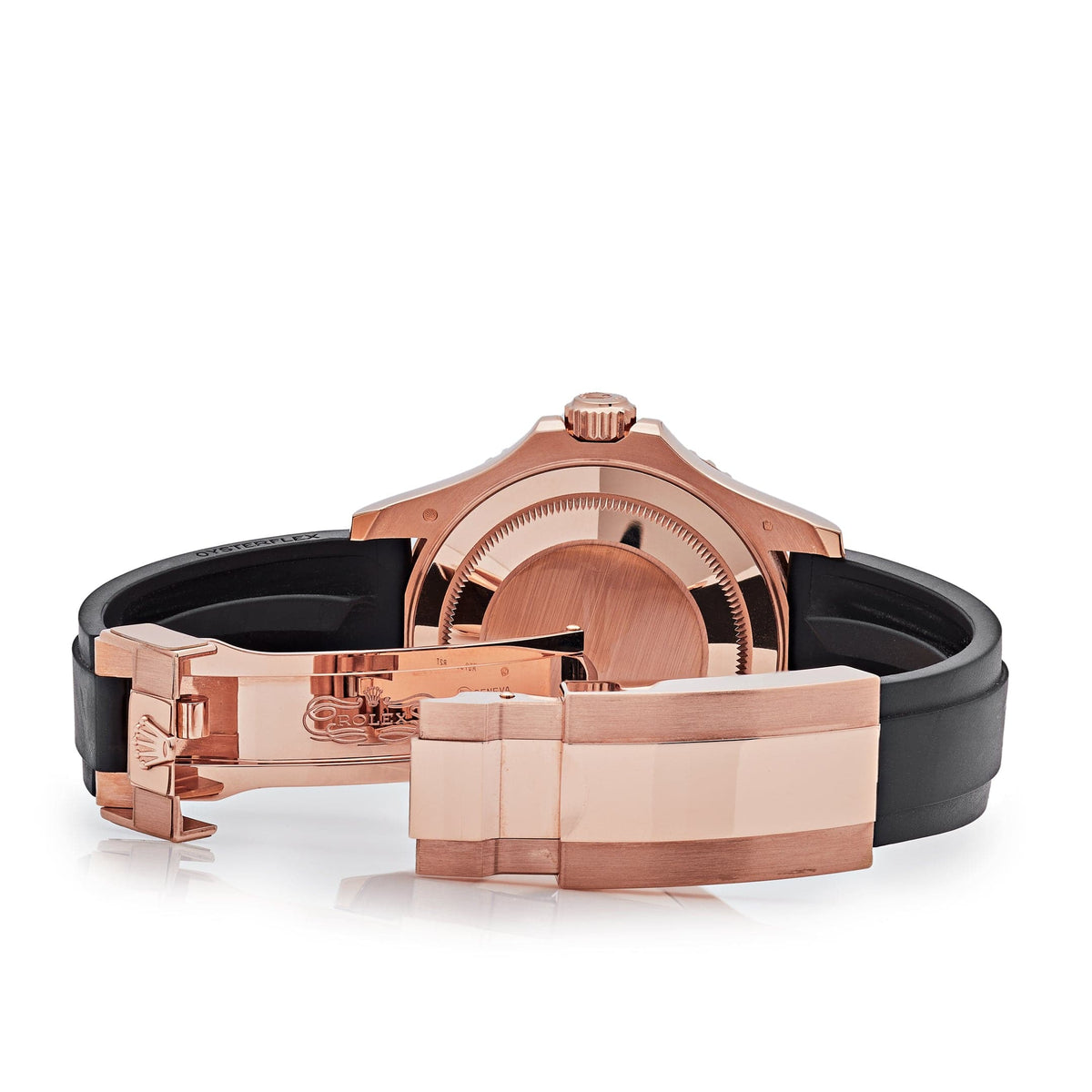 Rolex Yacht-Master 40 126655 Rose Gold Black Dial