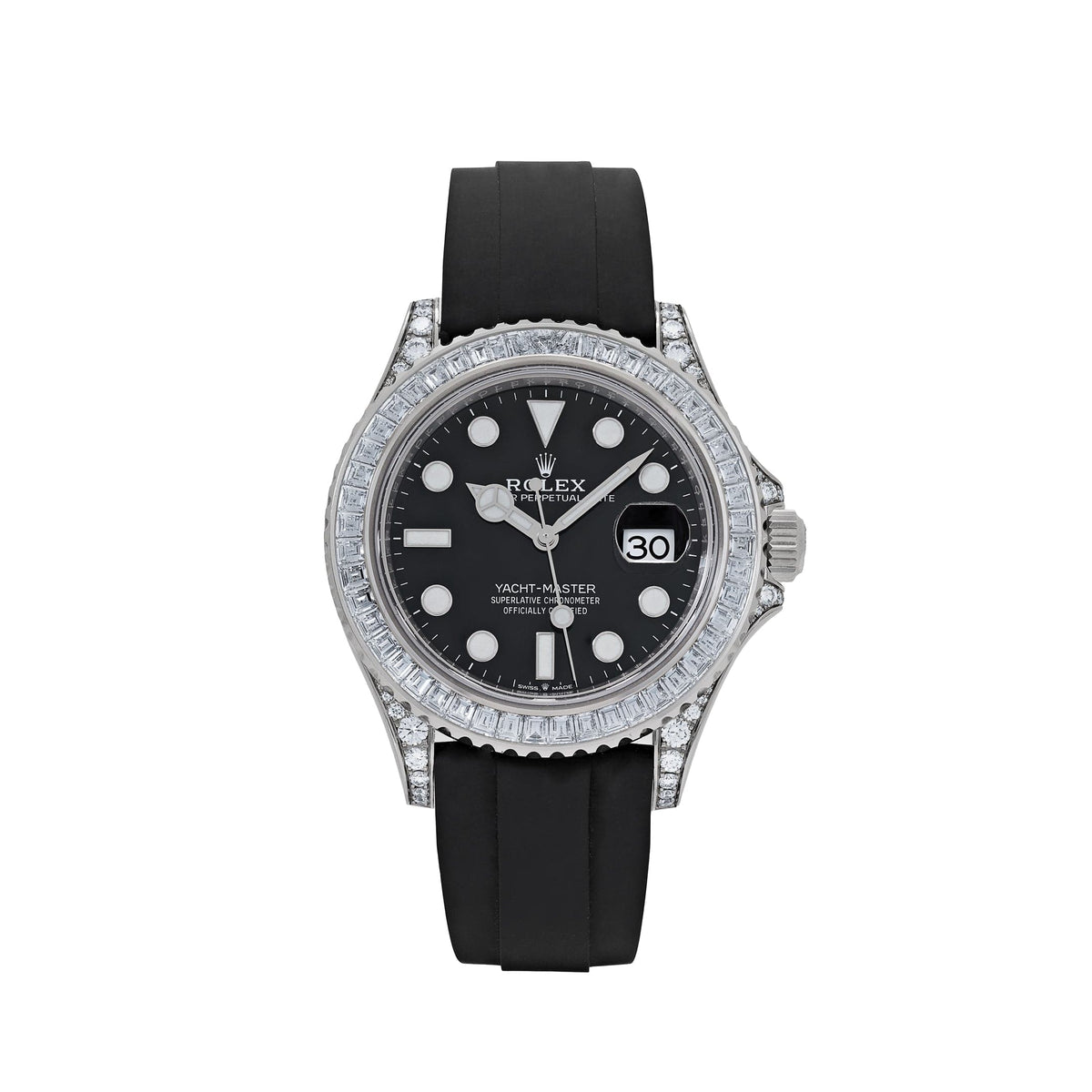 Rolex Yacht-Master 42 226679TBR White Gold Black Dial Diamond Bezel