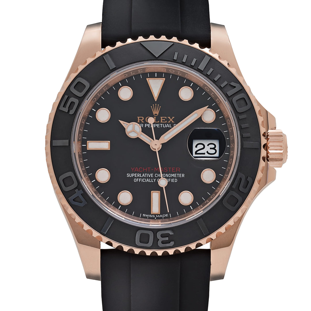 Rolex Yacht-Master 40 116655 Rose Gold Black Dial (2019)