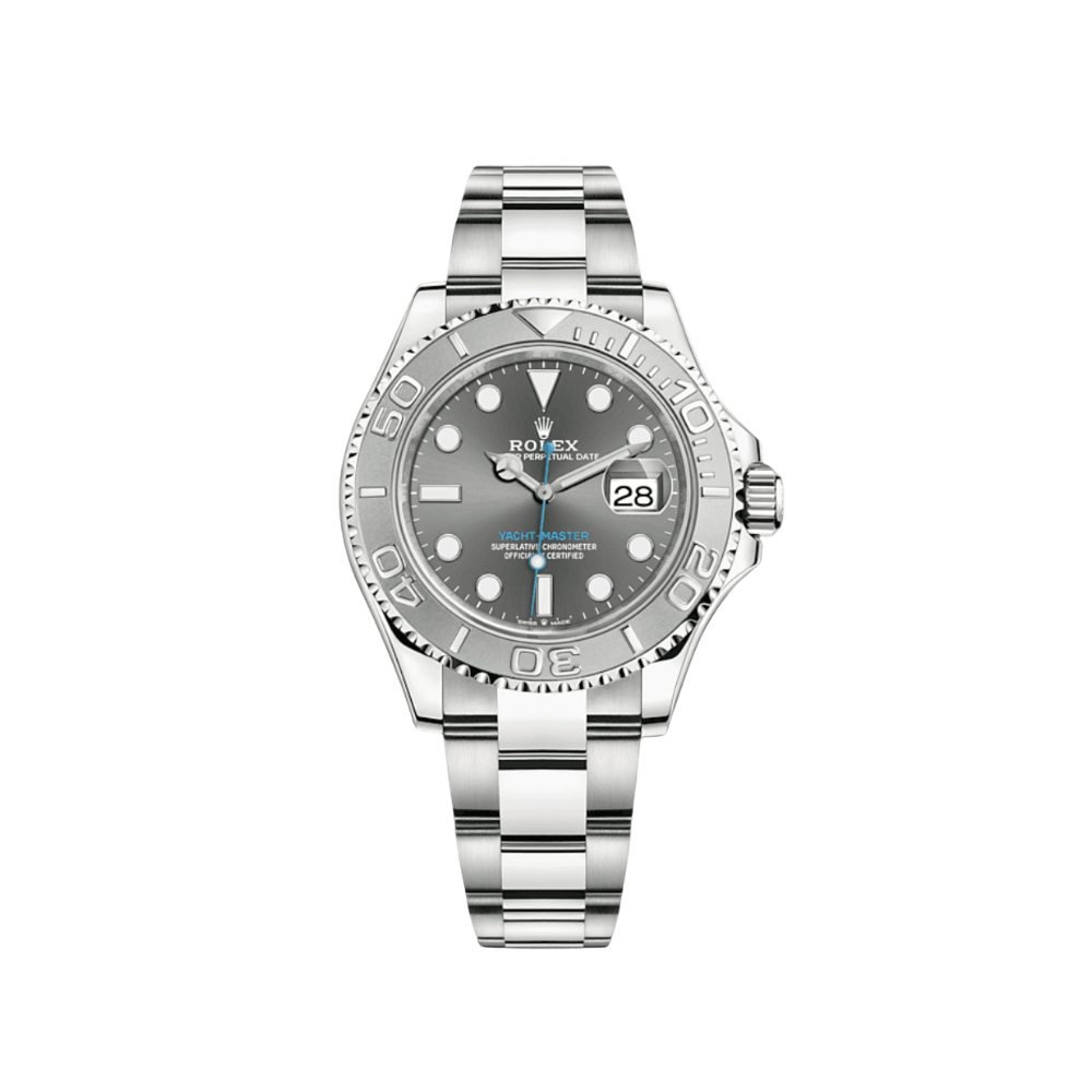 Rolex Yacht-Master 40 116622 Stainless Steel Platinum Rhodium Dial
