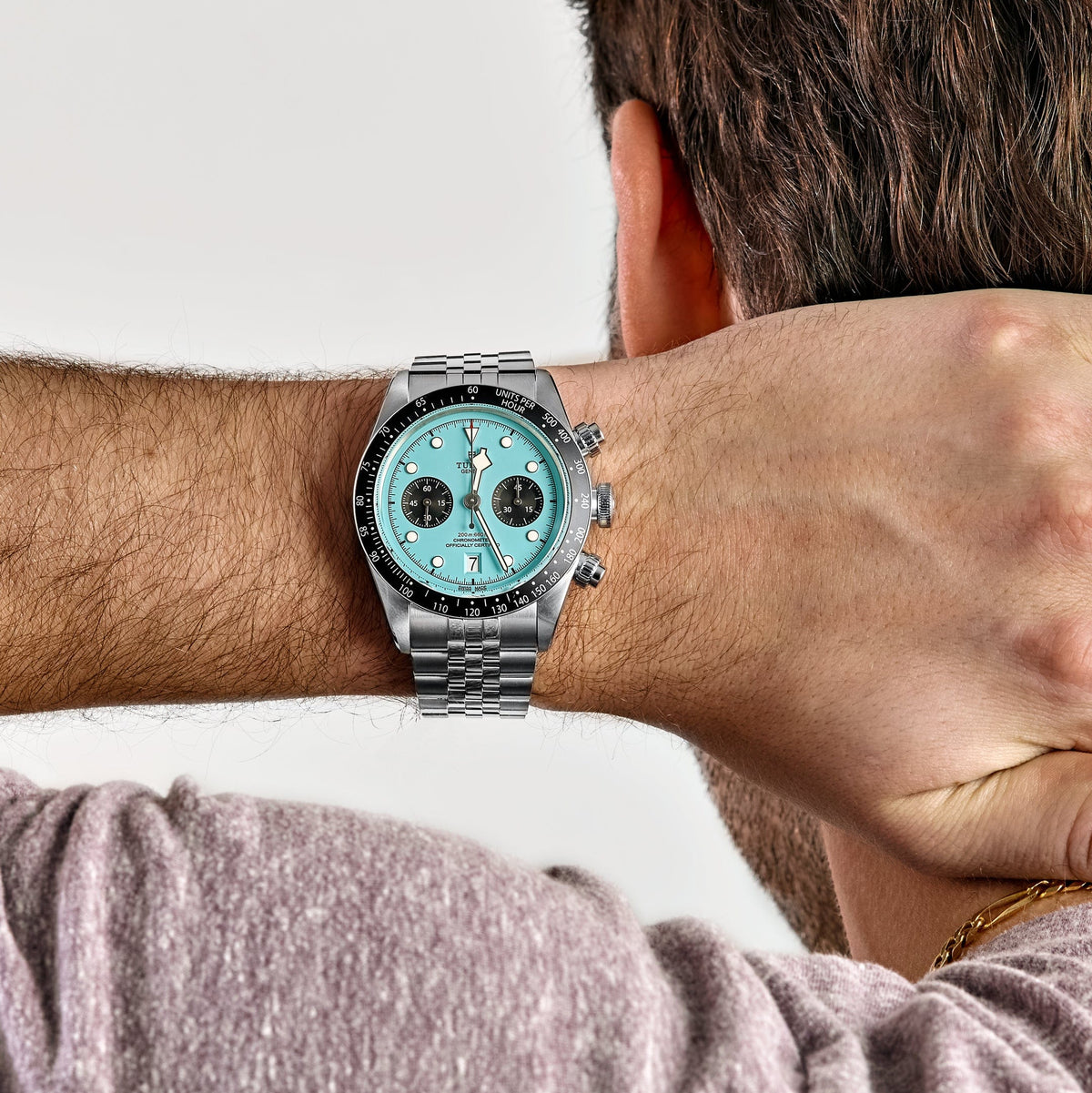 Tudor Black Bay Chrono 79360N-0024 Stainless Steel Turquoise Dial (2025)