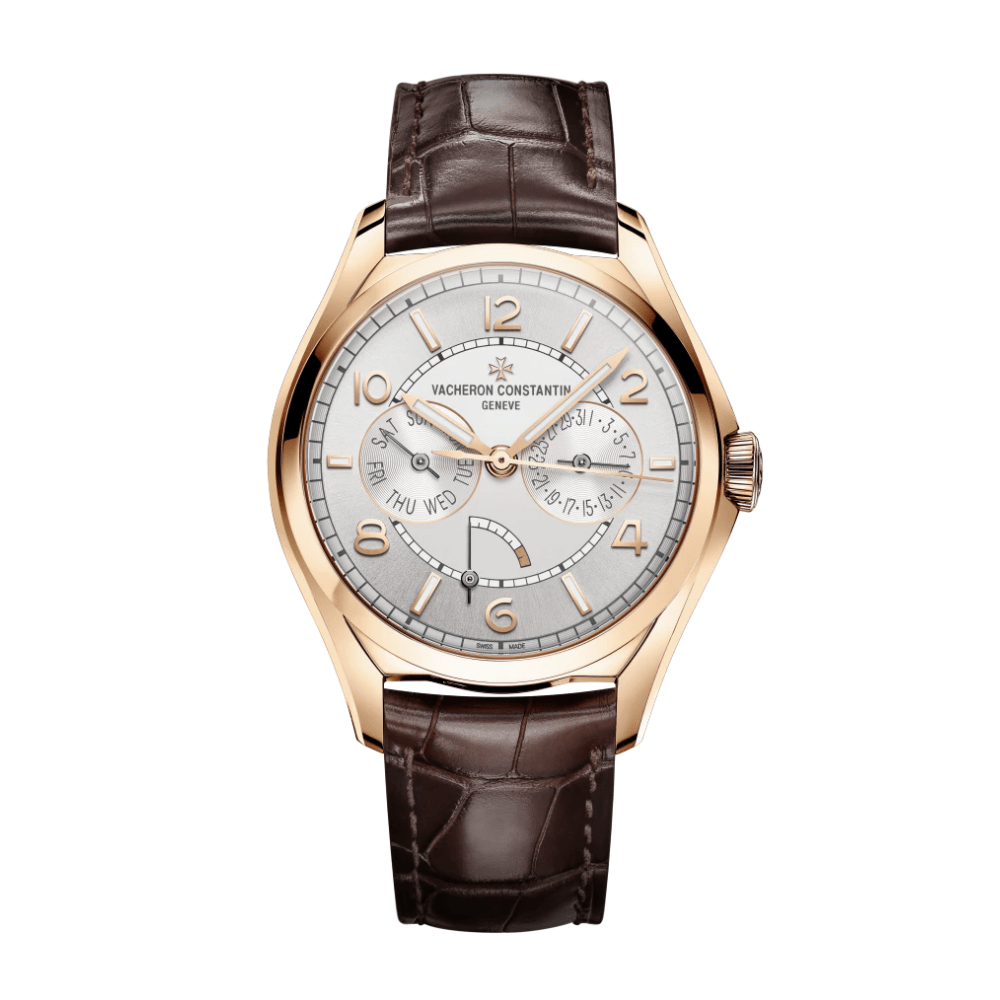 Vacheron Constantin Fifty-Six Day Date 4400E/000R-B436 Rose Gold Silver Dial