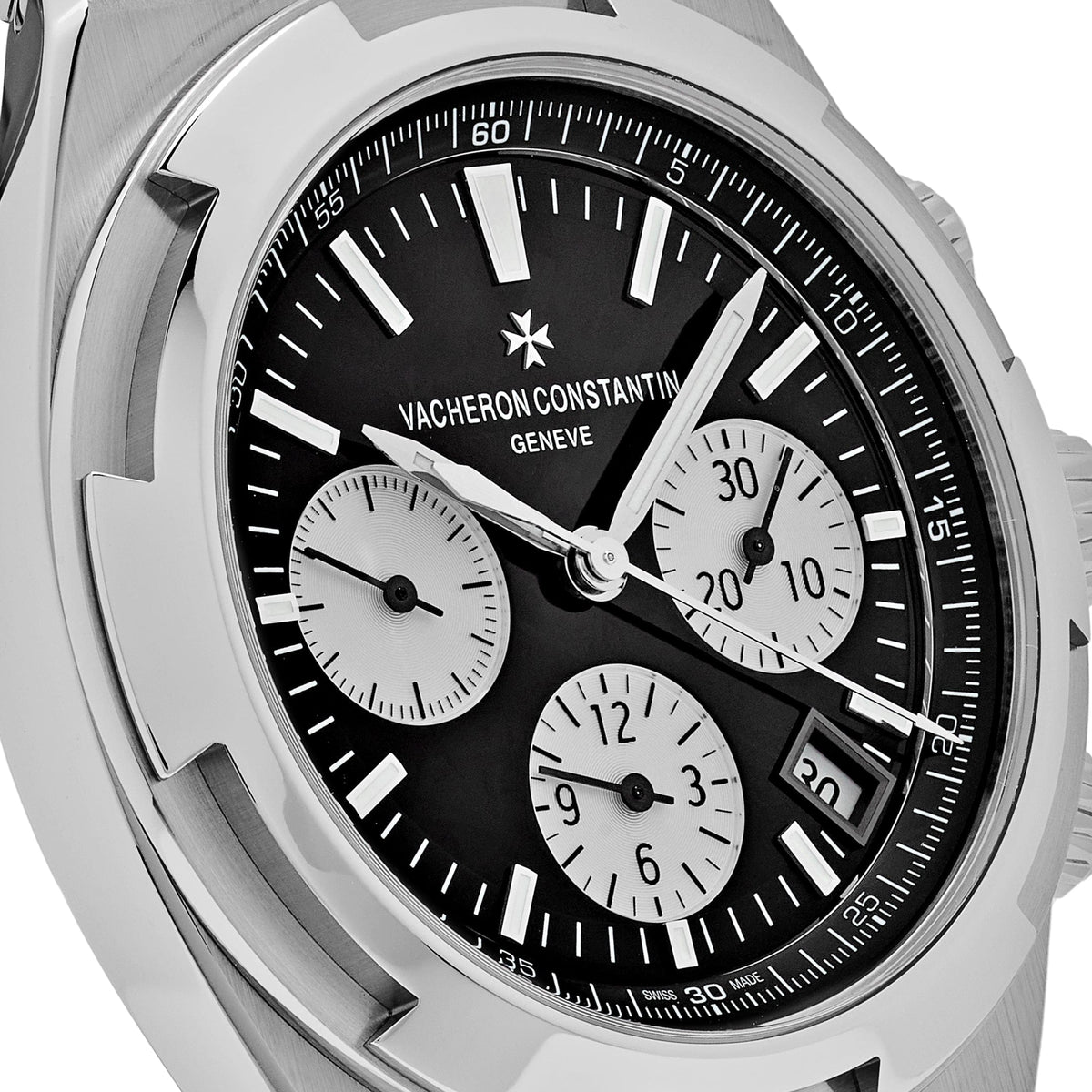 Vacheron Constantin Overseas Chronograph 5500V/110A-B481 Stainless Steel Black Dial