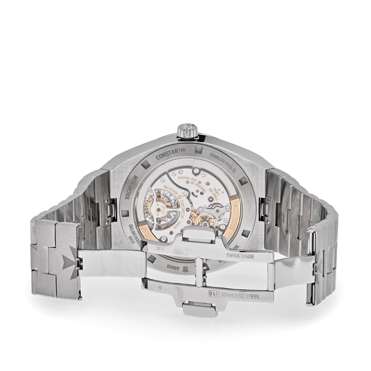 Vacheron Constantin Overseas Tourbillon 6000V/110A-B544 Stainless Steel Blue Dial